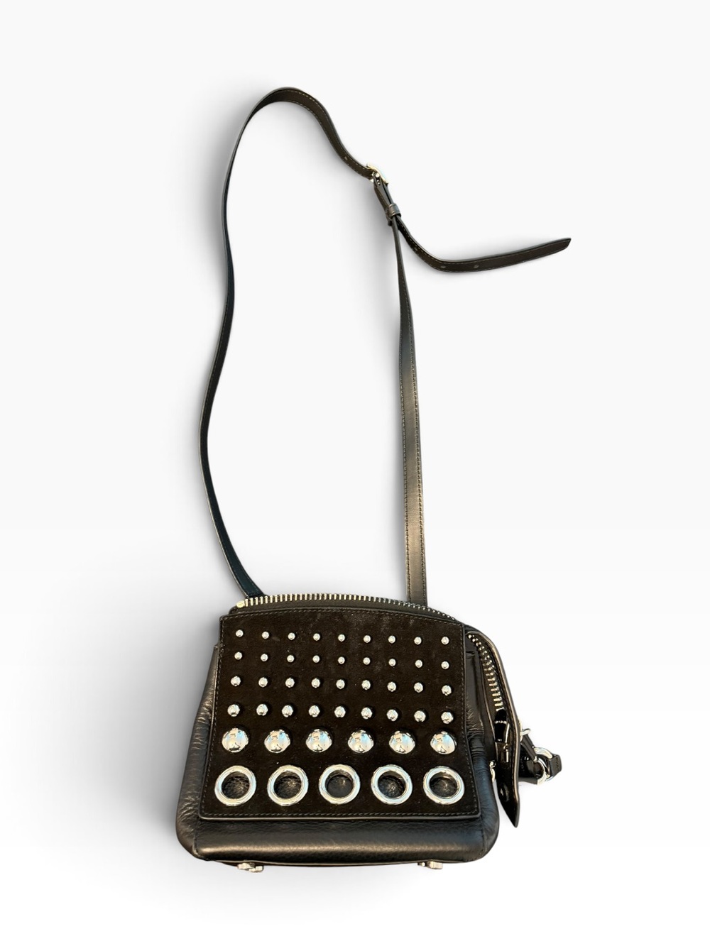 Alexander Wang Studded Crossbody Bag with Velvet Flap